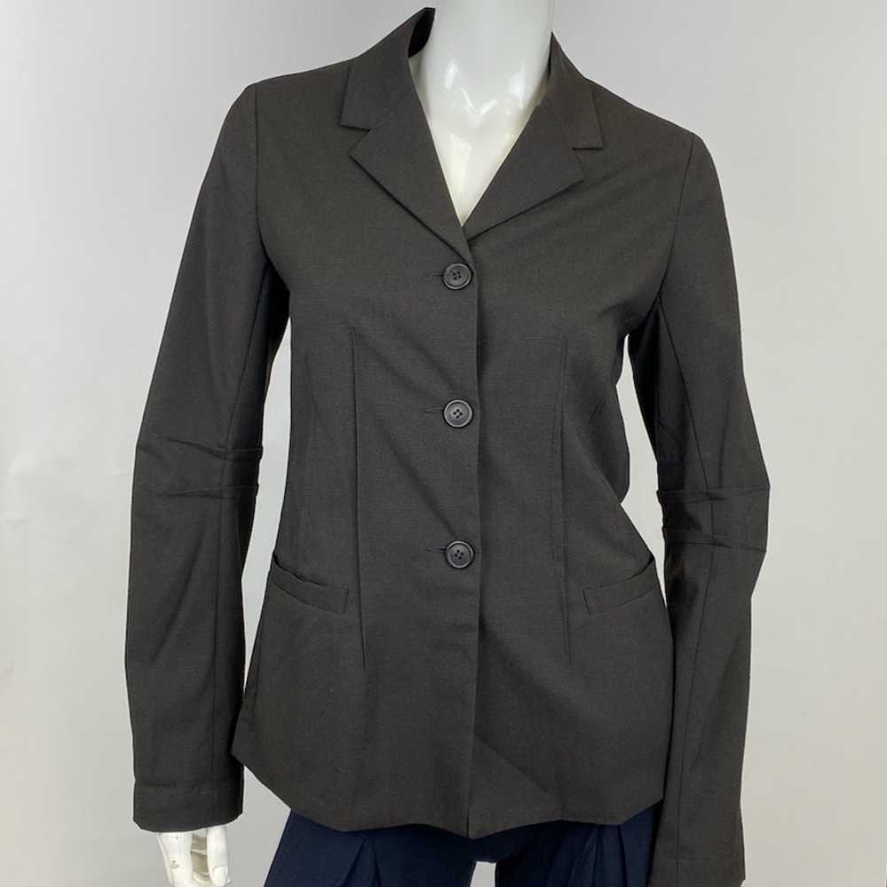 LUNN - Brown Houndstooth Blazer